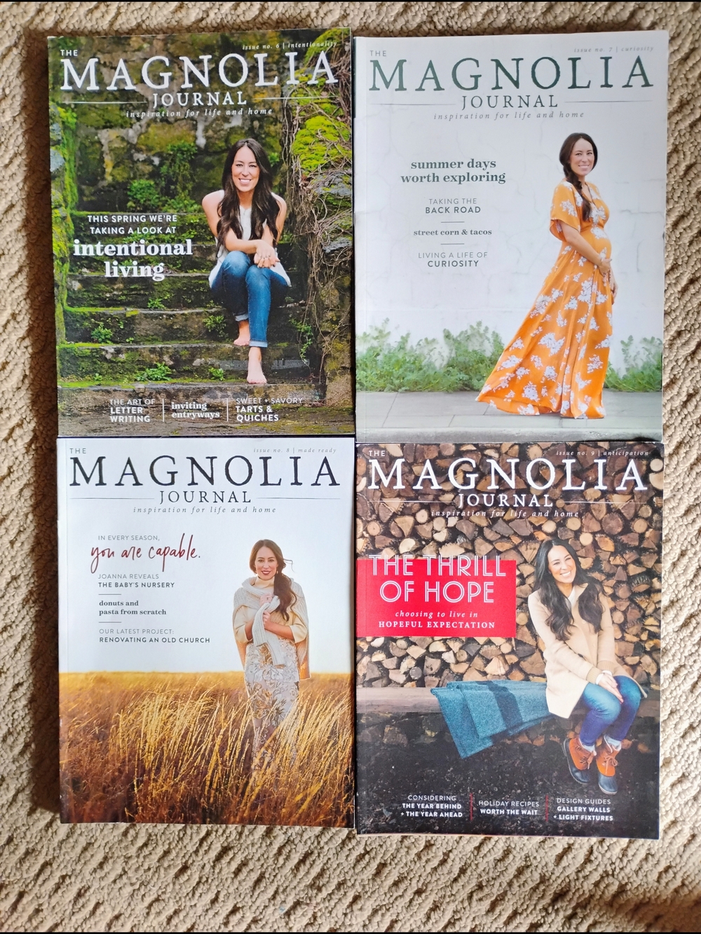 Magazine - Assorted Covers 4 Issues 2018 Spring, Summer, Fall & Winter
